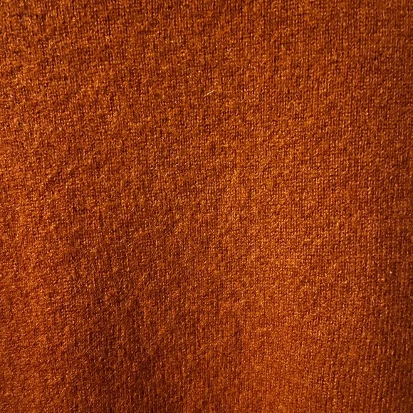 Charter Club Women's Orange Crew Neck 100% Cashmere Sweater - Picture 7 of 7